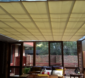 Pleated Patio Blind